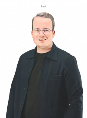 Steff wearing black