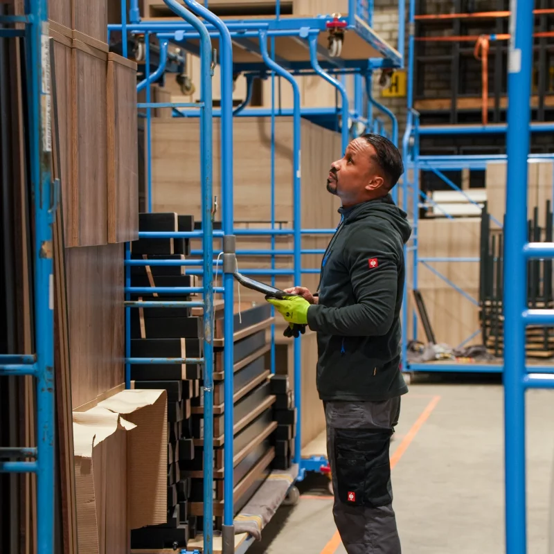 Team Moving-In aan het werk